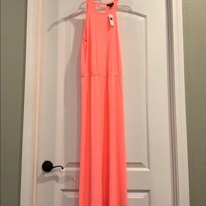 Neon pink Maxi dress